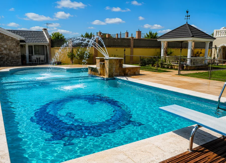 Obra de piscina realizada por Cimenta